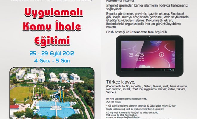 Uygulamalı Kamu İhale Eğitimi