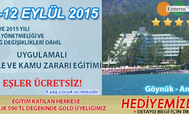 Eylül 2015 Eğitim